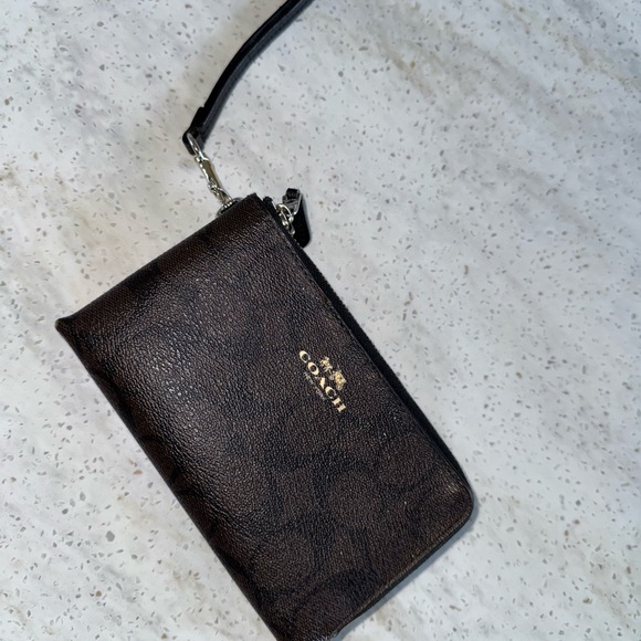 Coach Brown Wristlet - Picture 7 of 7